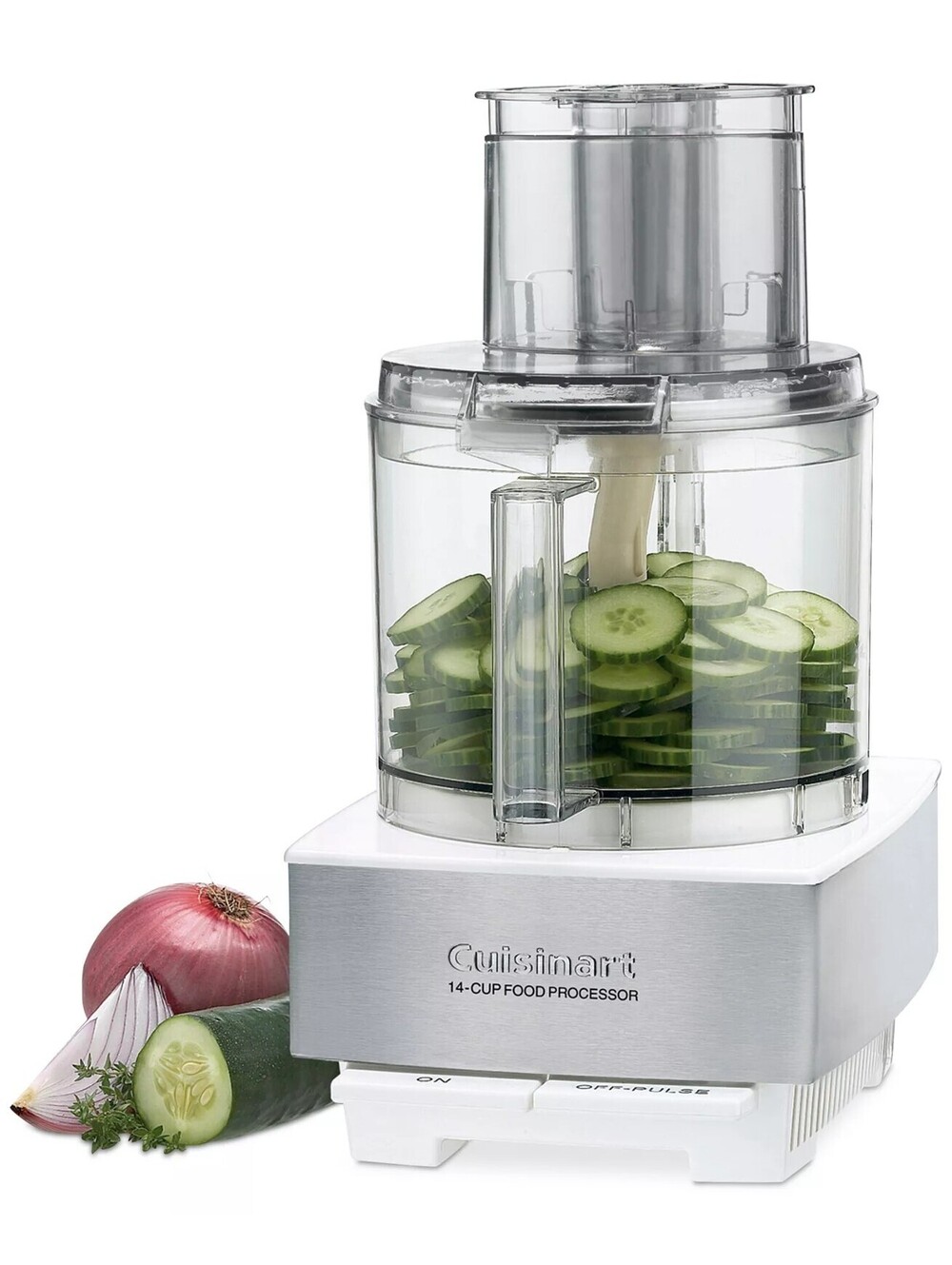 319$ Cuisinart Dfp-14bcwny Custom 14 Cup Food Processor Size OS White